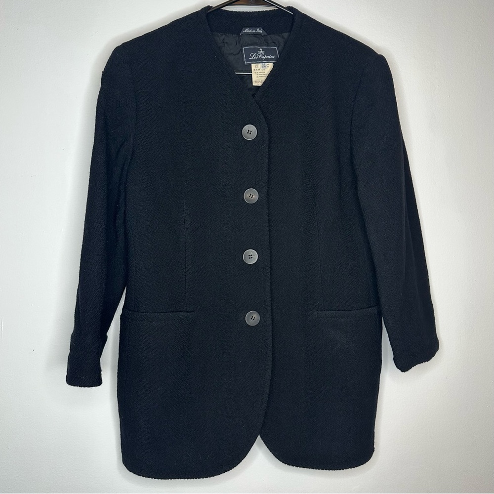Les Copains Black Blazer Tailored Suit Jacket